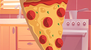 The Jumping Pizza